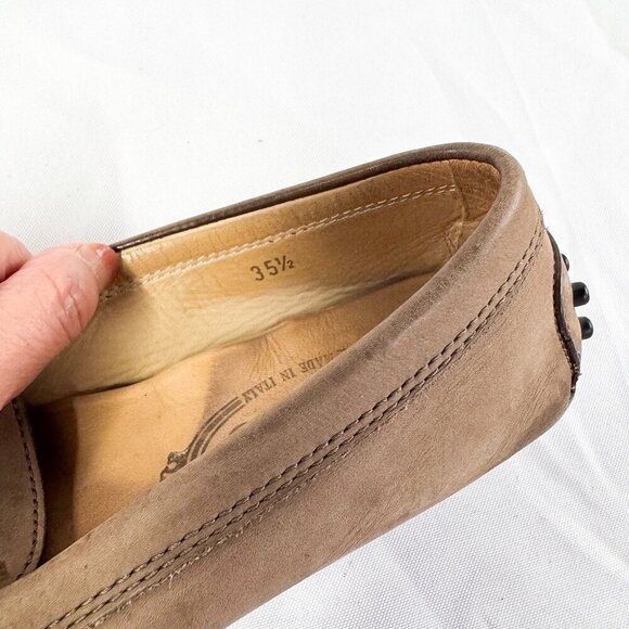 TODS PENNY LOADER BROWN LEATHER SIZE 35.5 - Picture 5 of 6
